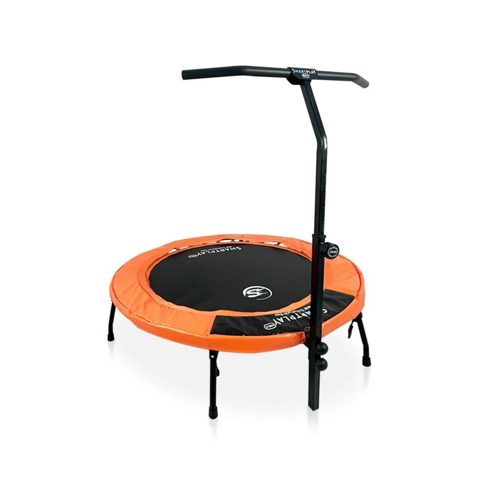 Smartplayonly แทรมโพลีนที่กระโดด รุ่นซุปเปอร์เบาซ์โปร พับเก็บขาได้ ขนาด 55 นิ้ว สีส้ม - Orange - One Size