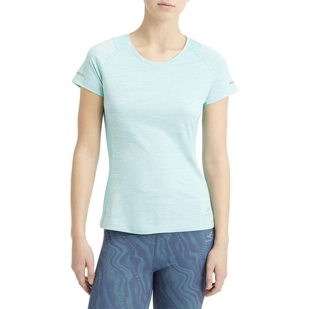 ENERGETICS Evii Women's Running T-Shirt - Green - L (EU SIZE)