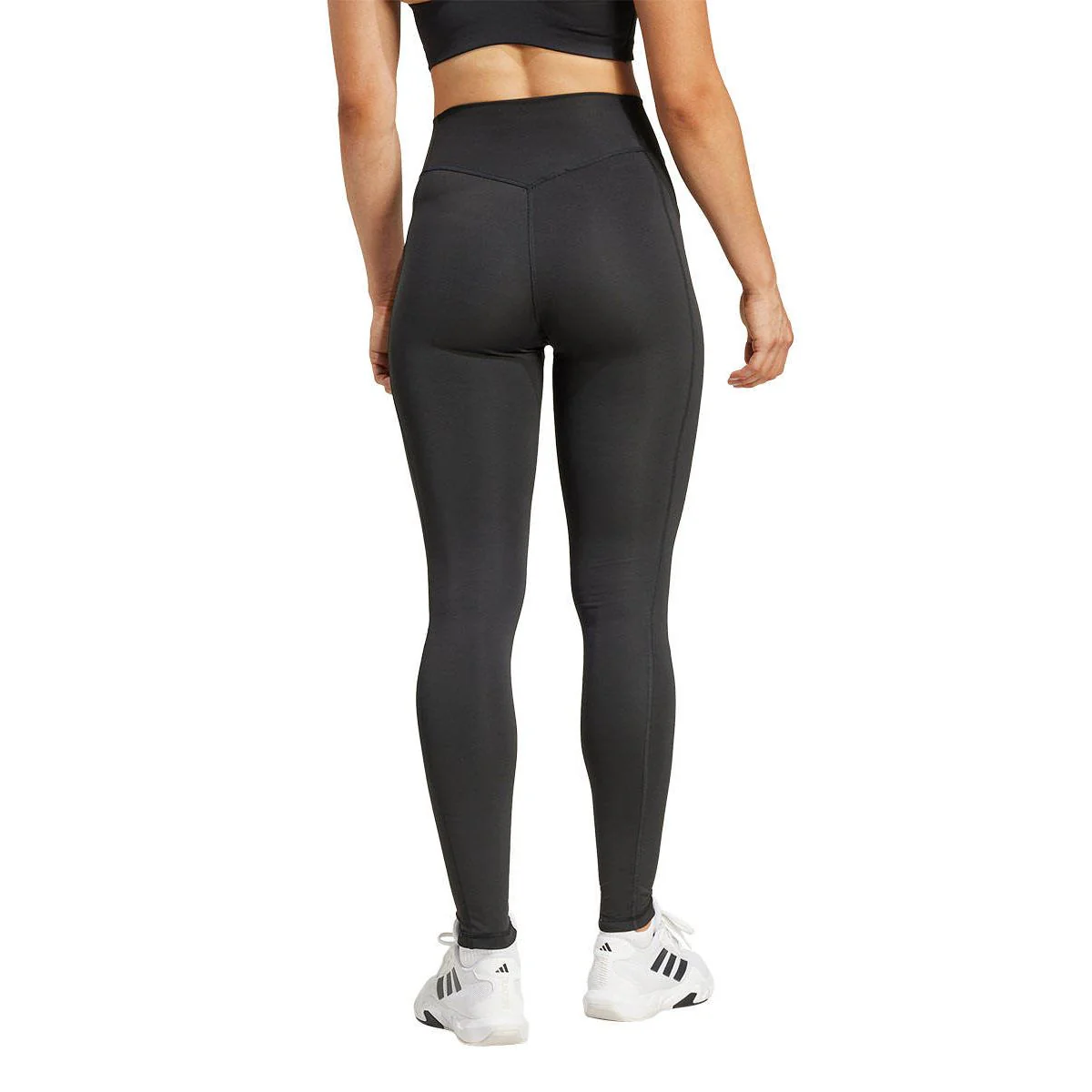 ADIDAS Optime Full-Length Women's Training Pants - Black - L (ASIAN SIZE)