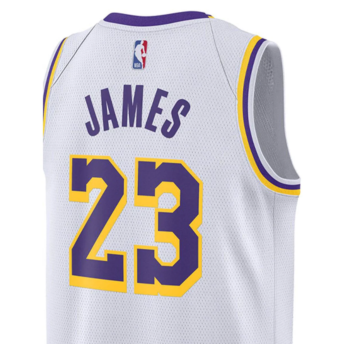 NIKE Los Angeles Lakers Association Edition 2022/23 Men's Basketball Tank - White - 2XL (US SIZE)