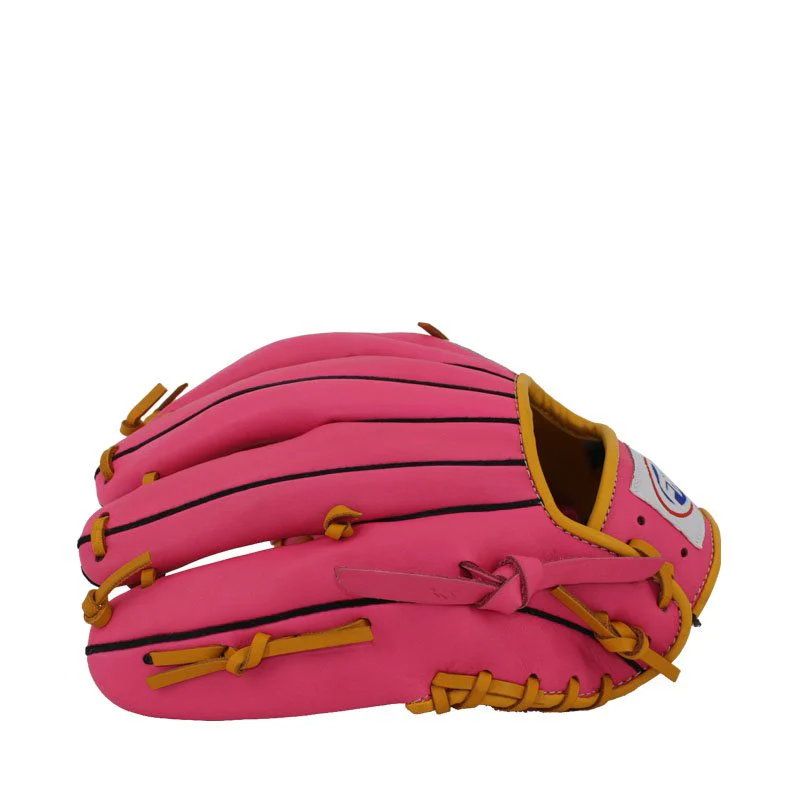 FBT Softball Gloves ถุงมือซอฟบอล Cross 11.25 นิ้ว Pink หนังแท้ 74428 - Pink - One size