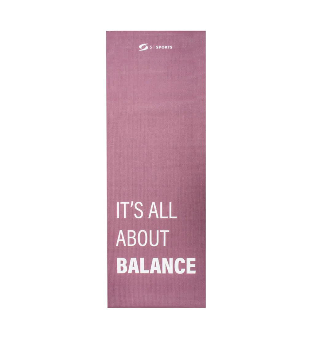 S SPORTS 01 Yoga Mat - Pink - ONE SIZE