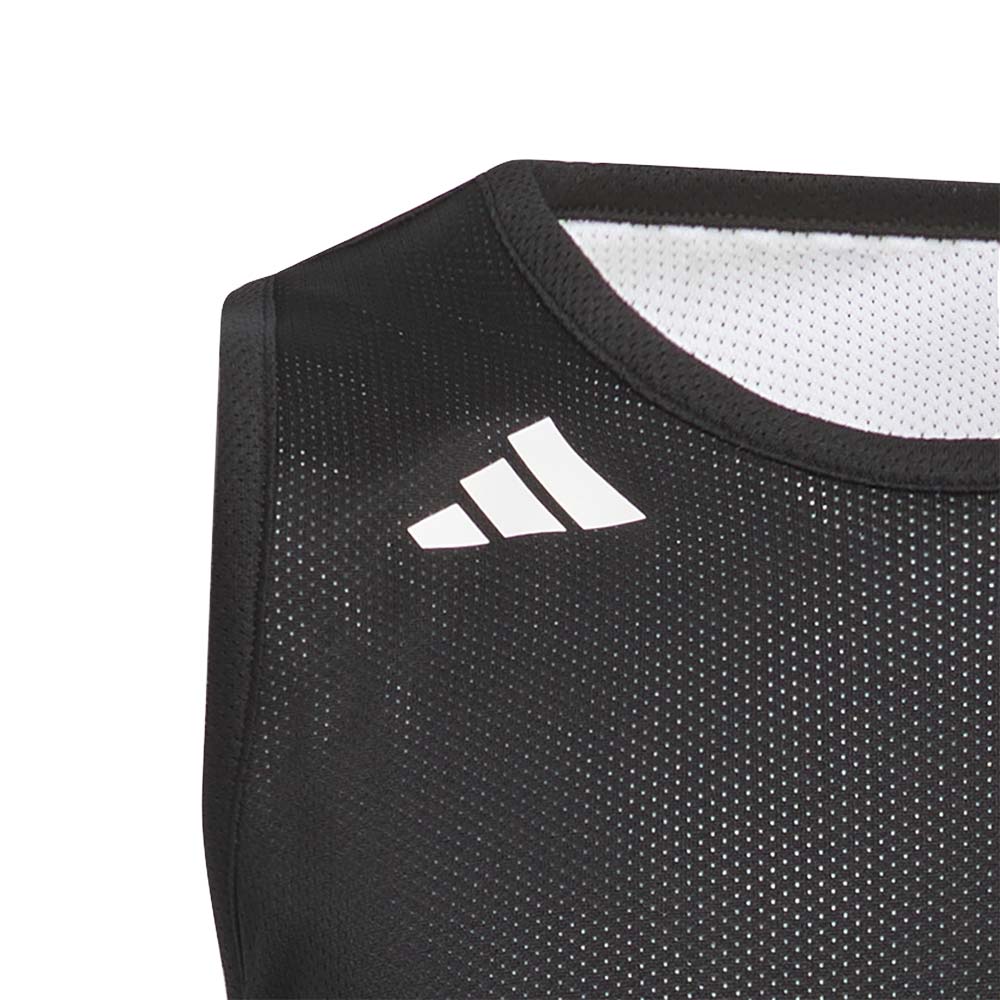 ADIDAS 3G Speed Reversible Kids Basketball Jersey - Black - 128 CM