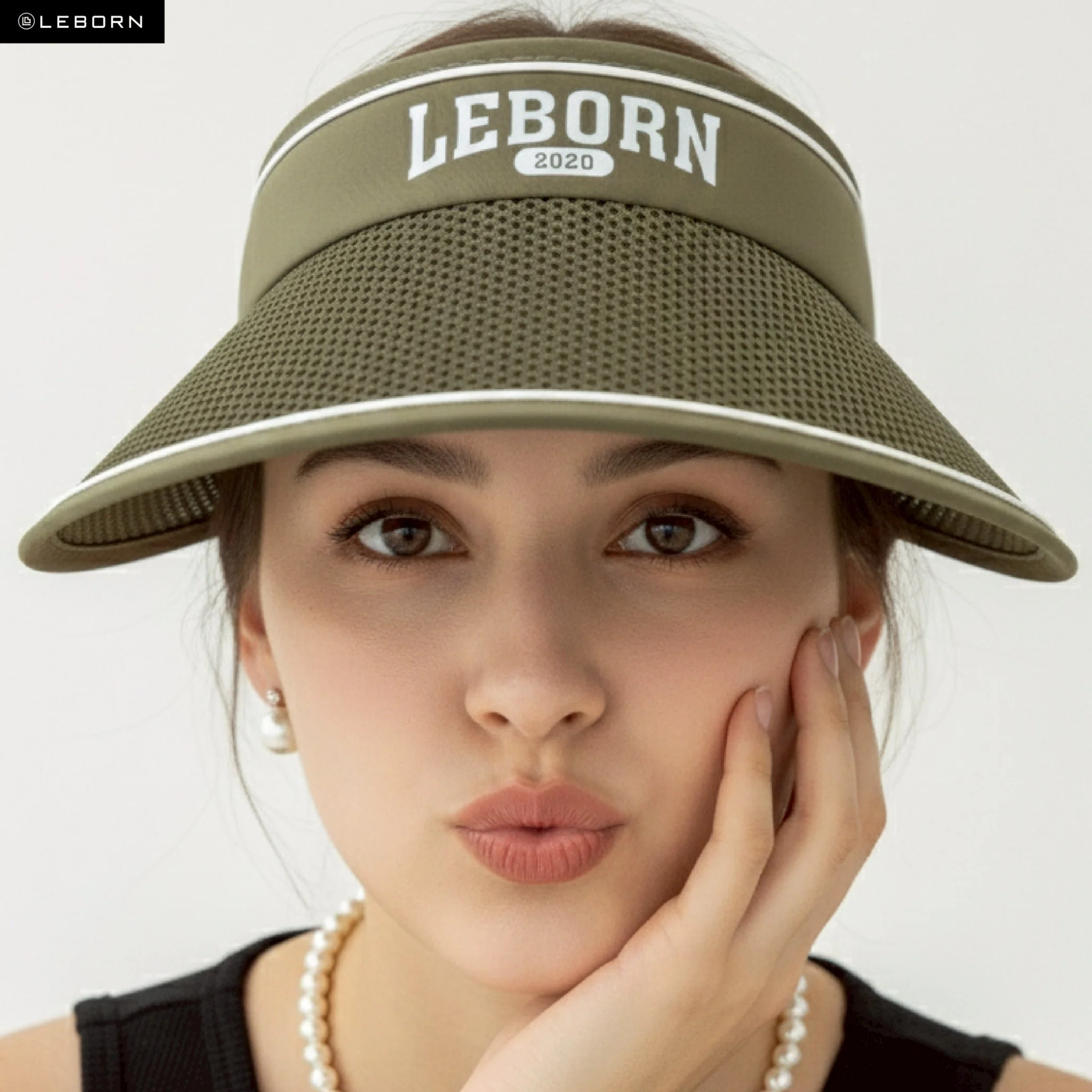 LEBORN หมวก VISOR รุ่น NEO CLASSIC - Multi color - Free Size - Black