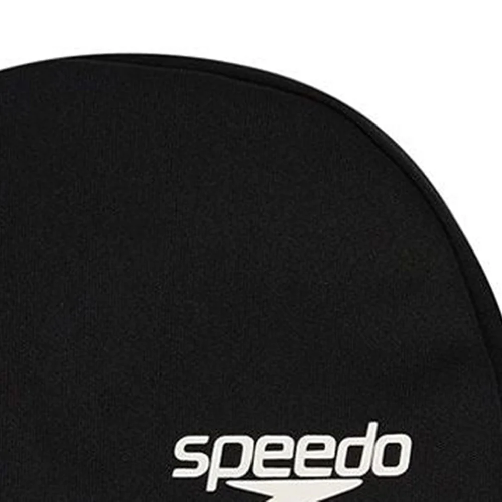 SPEEDO Polyester Kids Swimming Cap - Black - ONE SIZE