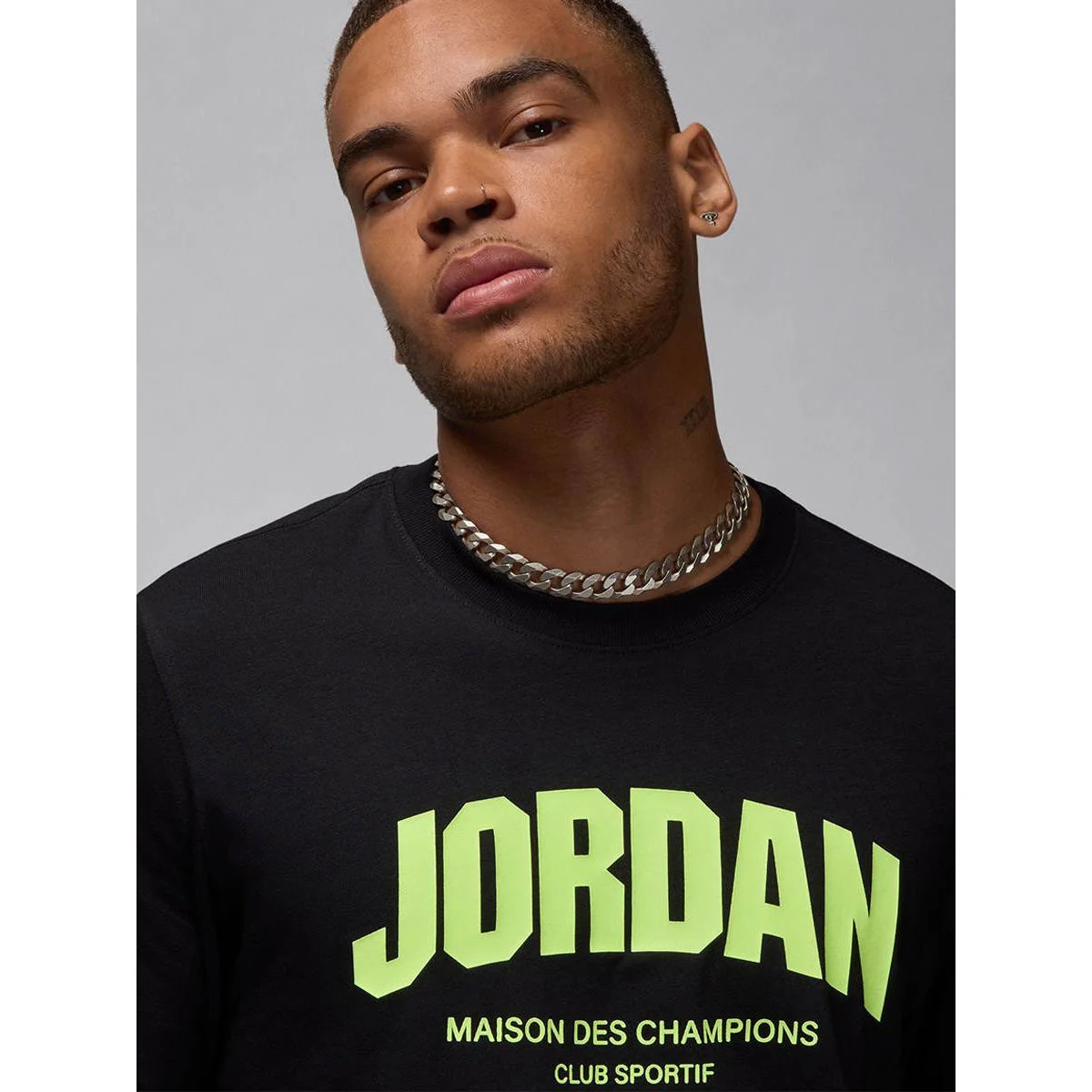 NIKE Jordan Sport Dri-FIT Men's Basketball T-Shirt - Black - 2XL (US SIZE)