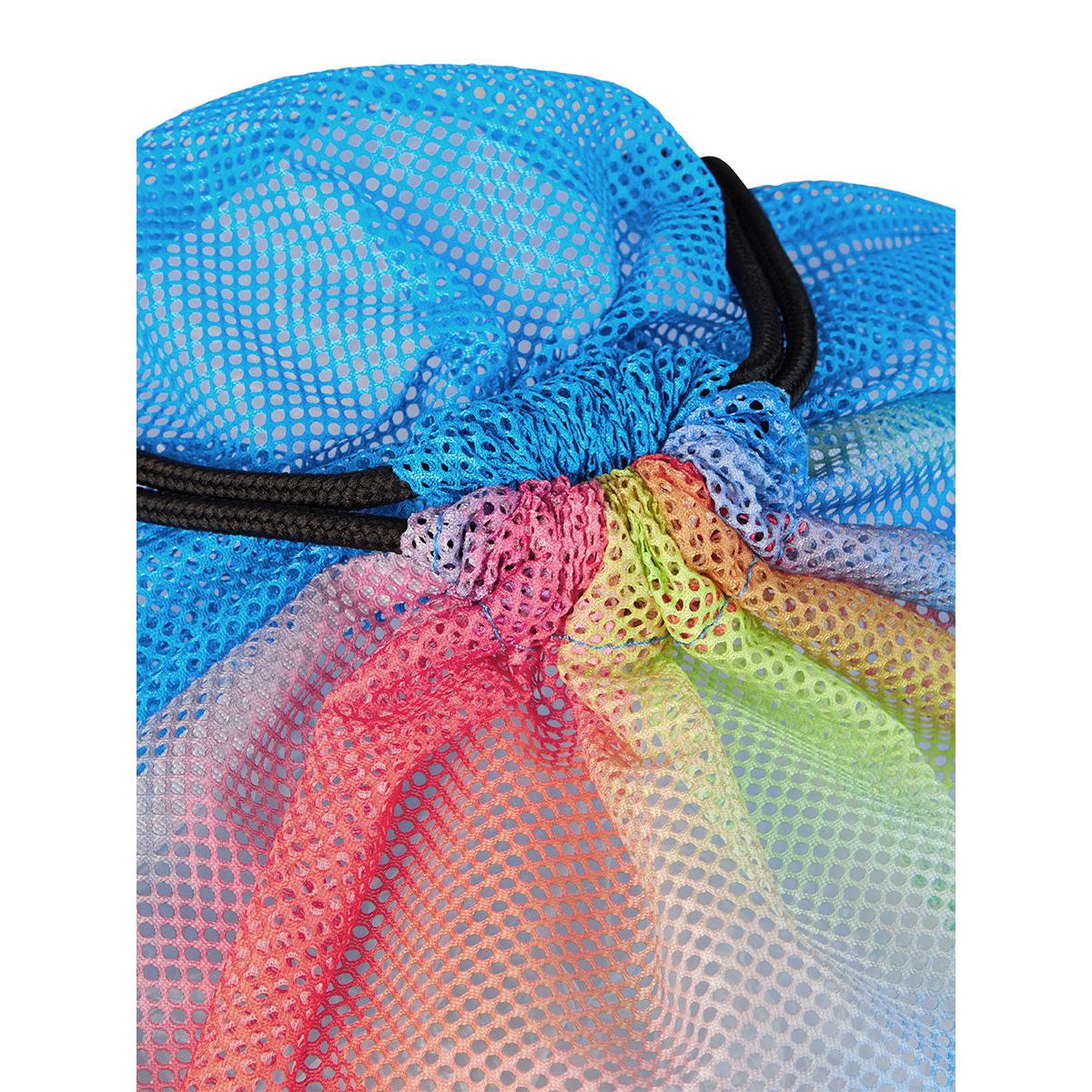 SPEEDO Printed Mesh Bag XU Neon Fire Unisex Gym Sack - Multi Color - ONE SIZE