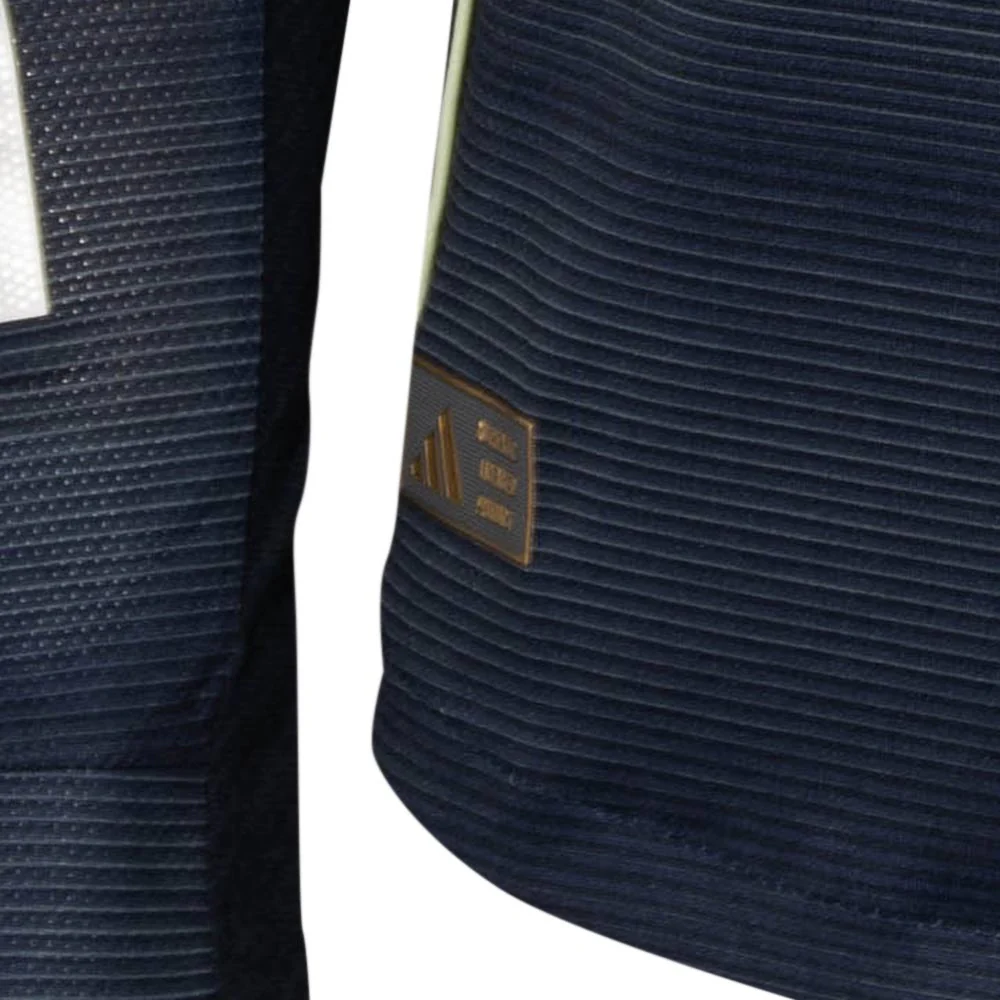 ADIDAS Men's Real Madrid Away Authentic 2025/26 Long Sleeve Jersey - Blue - 2XL (UK SIZE)