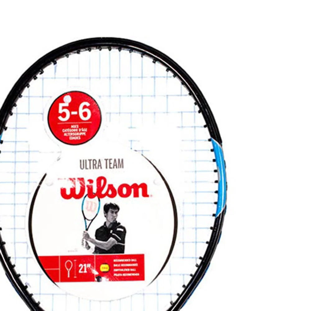 WILSON Ultra Team 21 Kids Tennis Racket - Black - ONE SIZE