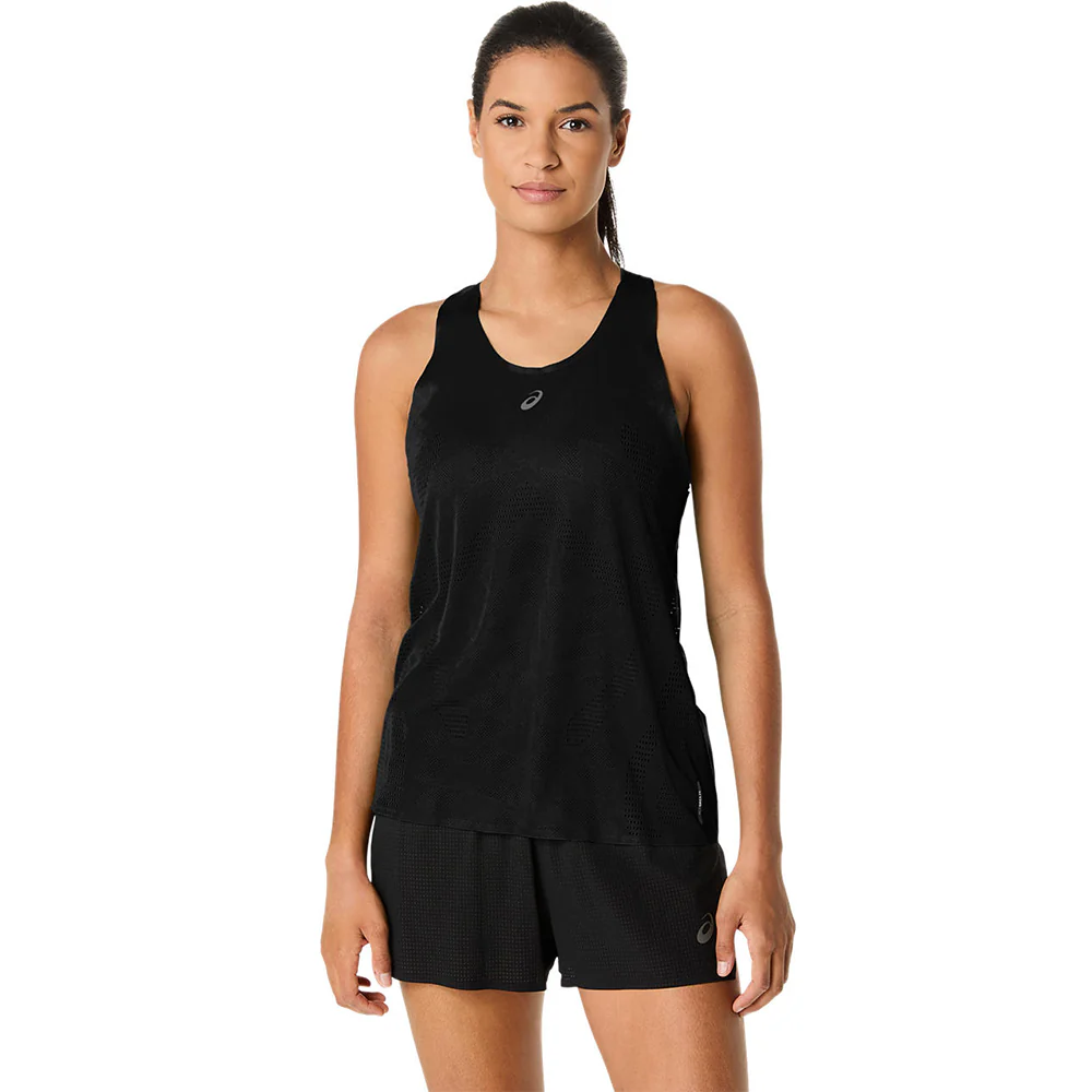 ASICS Metarun Women's Running Tank - Black - L (ASIAN SIZE)