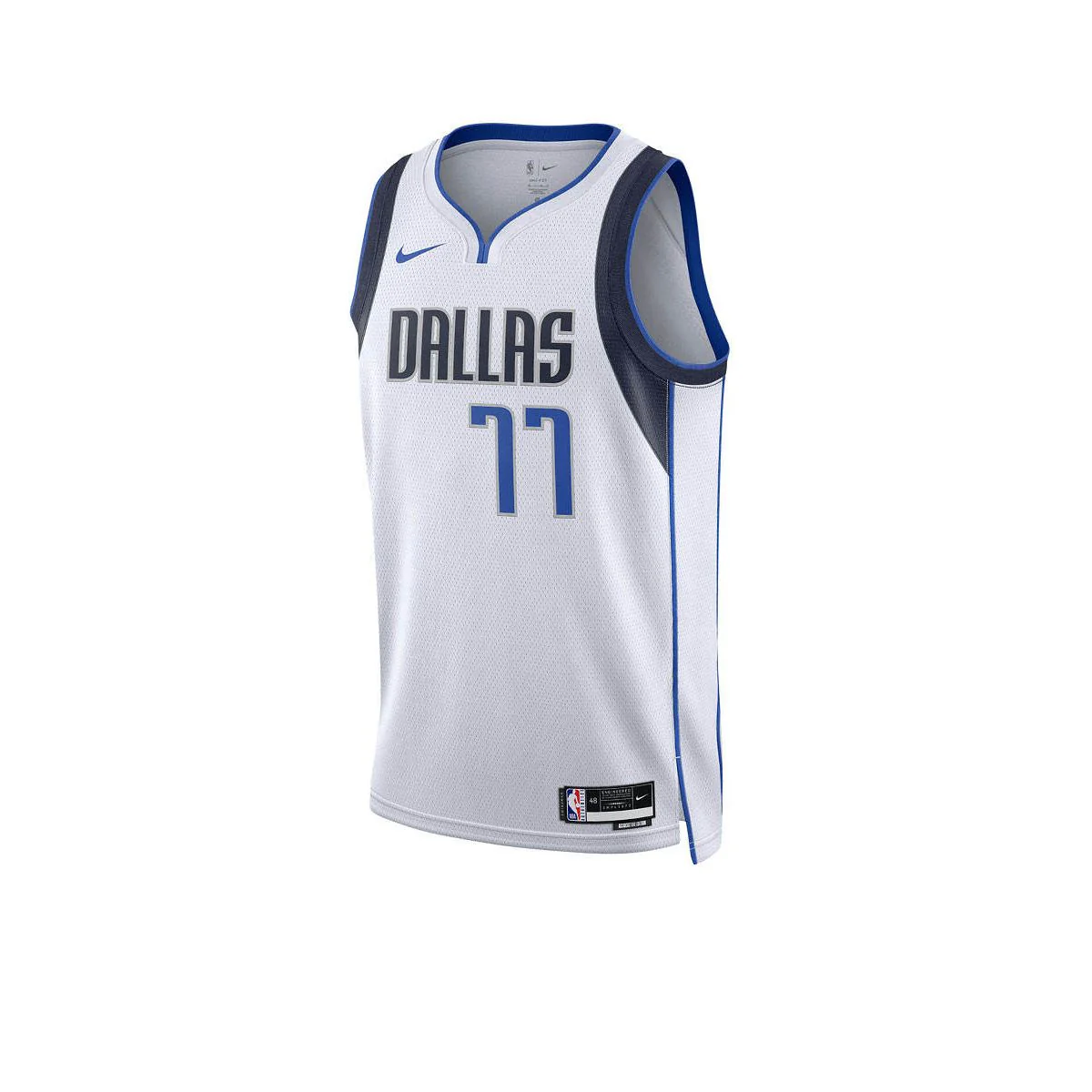 NIKE Dallas Mavericks Association Edition 2022/23 Men's Basketball Jersy - White - 2XL (US SIZE)
