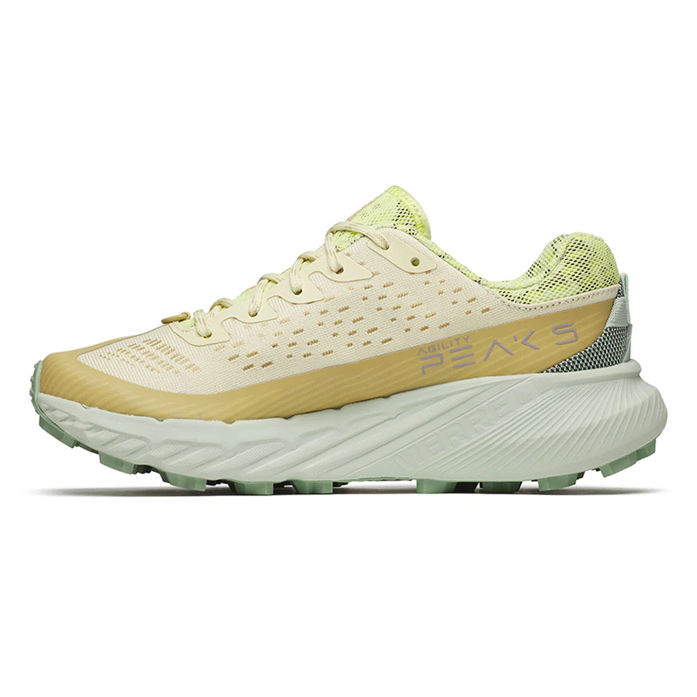 MERRELL Agility Peak 5 Women's Trail Running Shoes - Cream - US 10