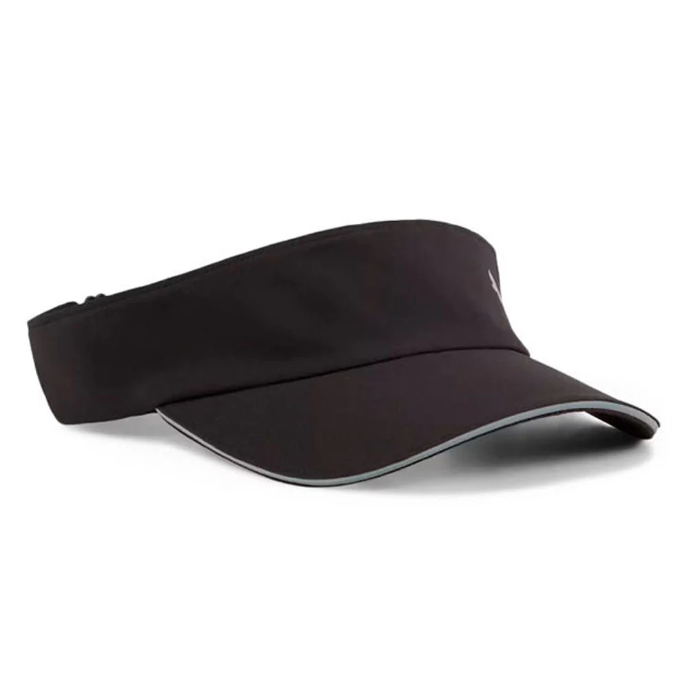 PUMA Running Unisex Visor - Black - M (UK SIZE)