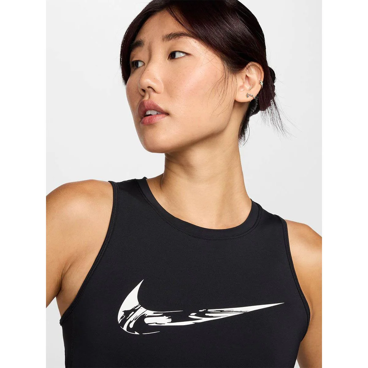NIKE One Women's Running Tank - Black - L (US SIZE)