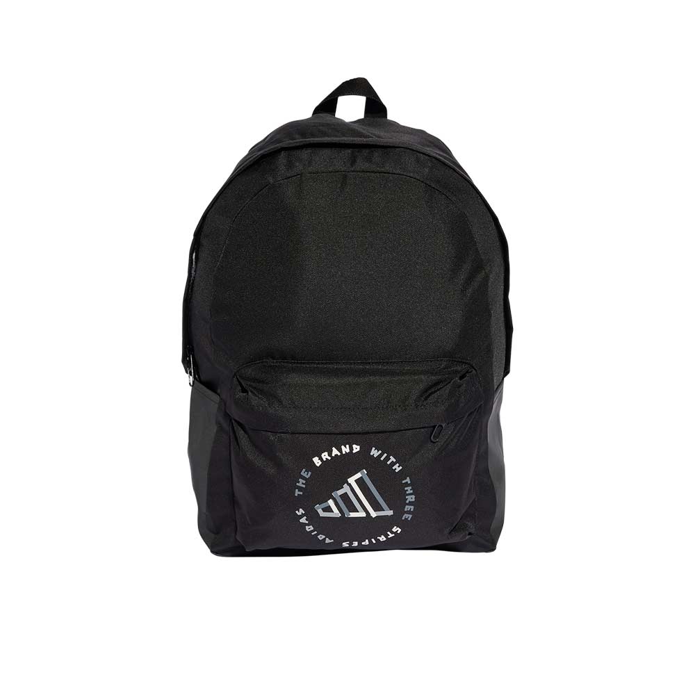 ADIDAS Classic Print Unisex Backpack - Black - ONE SIZE