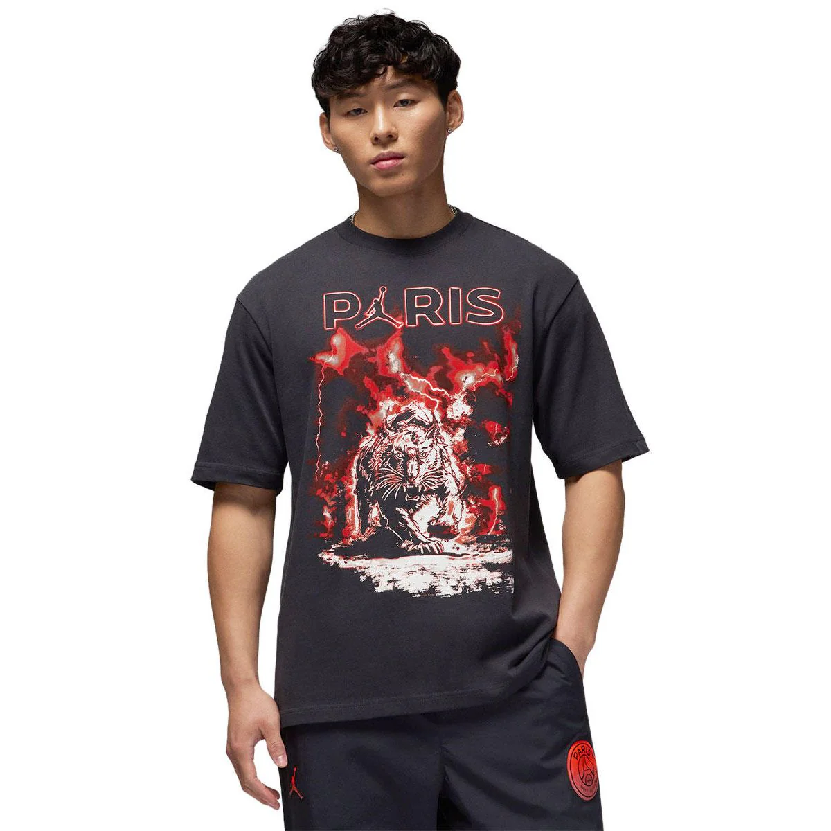 NIKE Paris Saint-Germain Men's Basketball T-Shirt - Multi Color - 2XL (US SIZE)