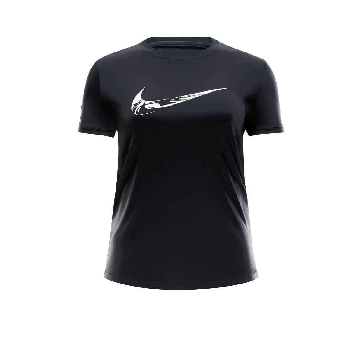 NIKE One Dri-FIT Graphic Women's Running T-Shirt - Black - L (ASIAN SIZE)