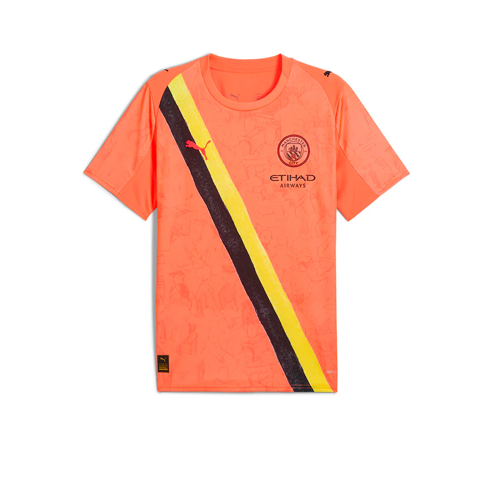 PUMA KidSuper x Manchester City Men's Football Jersey - Orange - 2XL (UK SIZE)