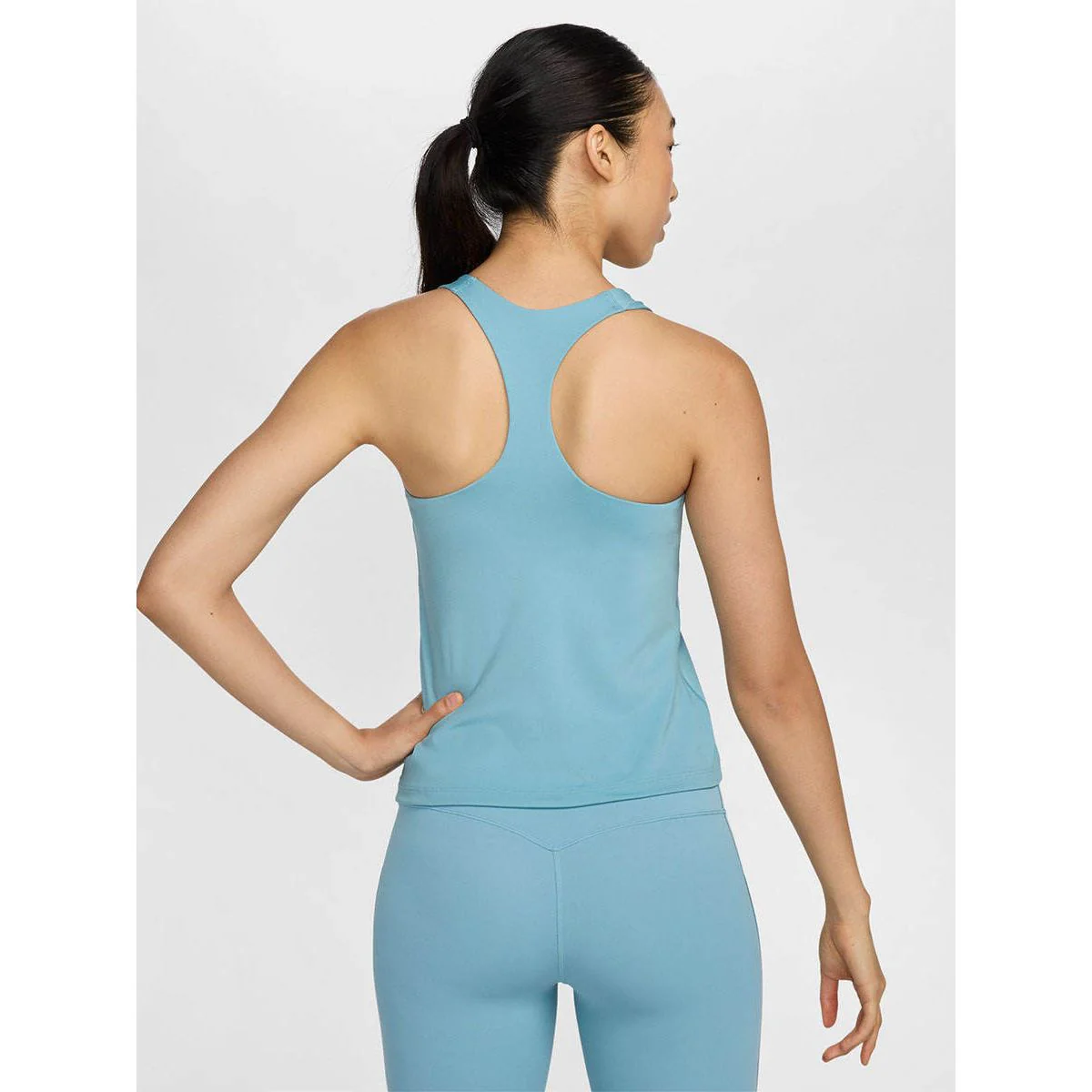 NIKE Swoosh Medium-Support Padded Women's Training Tank - Blue - L (US SIZE)