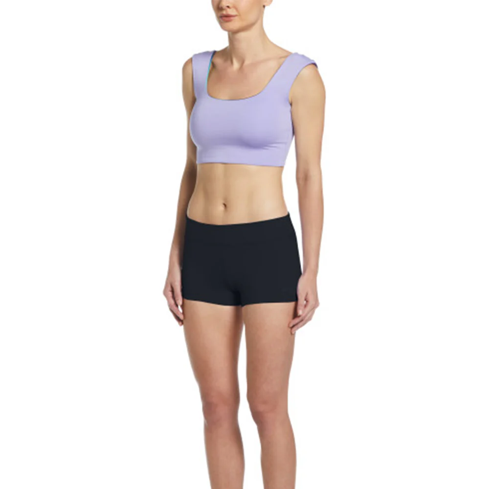 NIKE Essential Kick Women's Swim Shorts - Black - L (US SIZE)