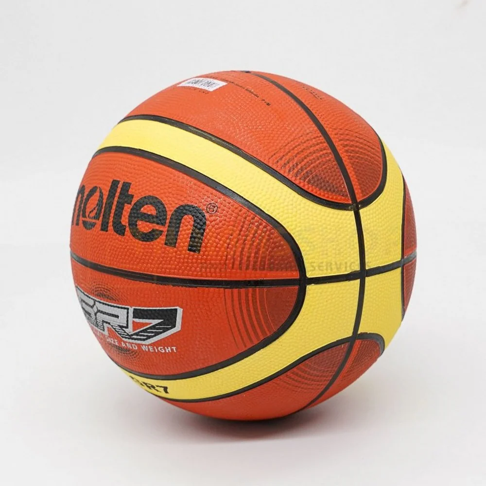 Molten บาสเกตบอล BGR7-TI บาสยาง ลูกบาส เบอร์7 มีมอก. - Orange - Basketball size 7