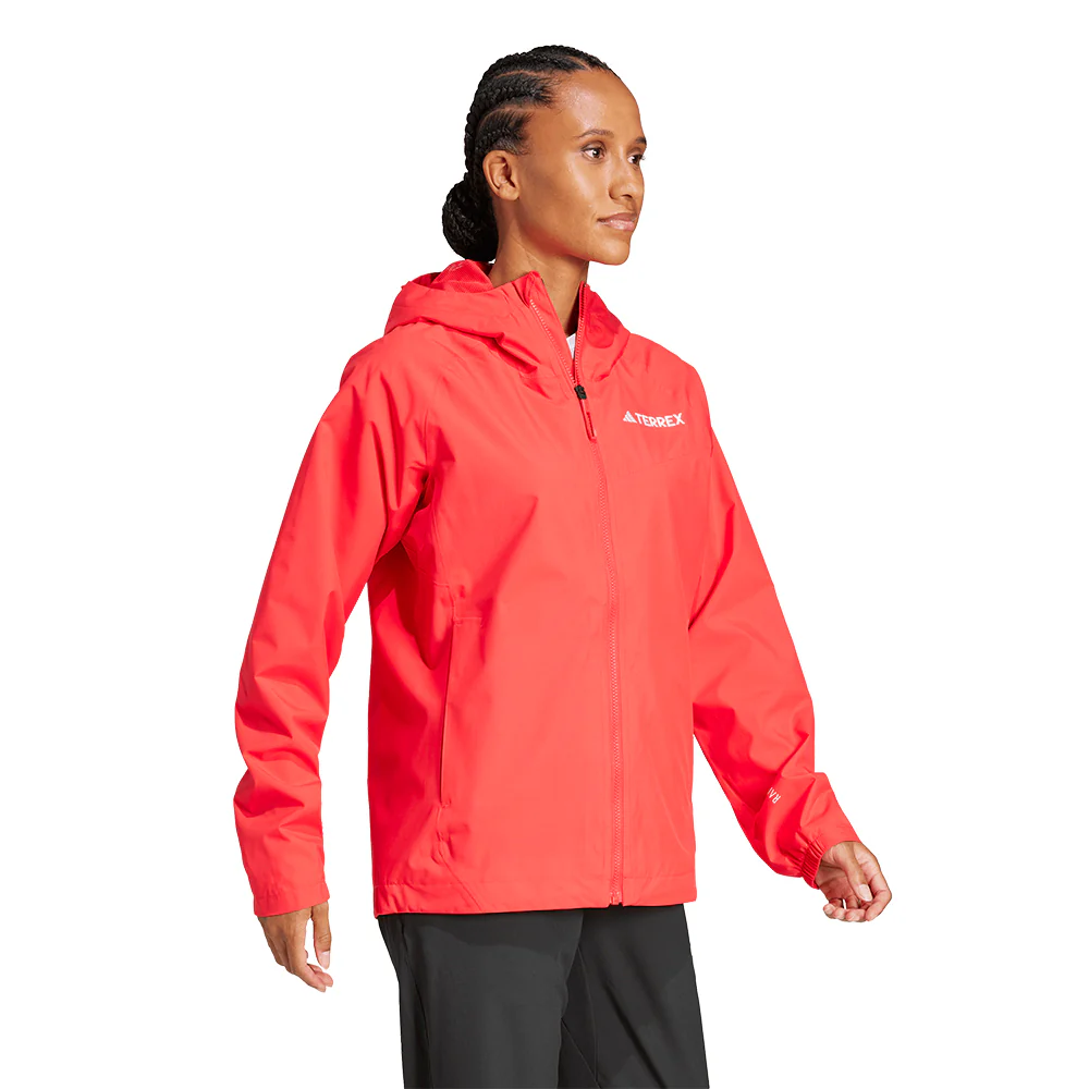 ADIDAS Terrex Multi 2L RAIN.RDY Women's Jacket - Red - 2XL (ASIAN SIZE)
