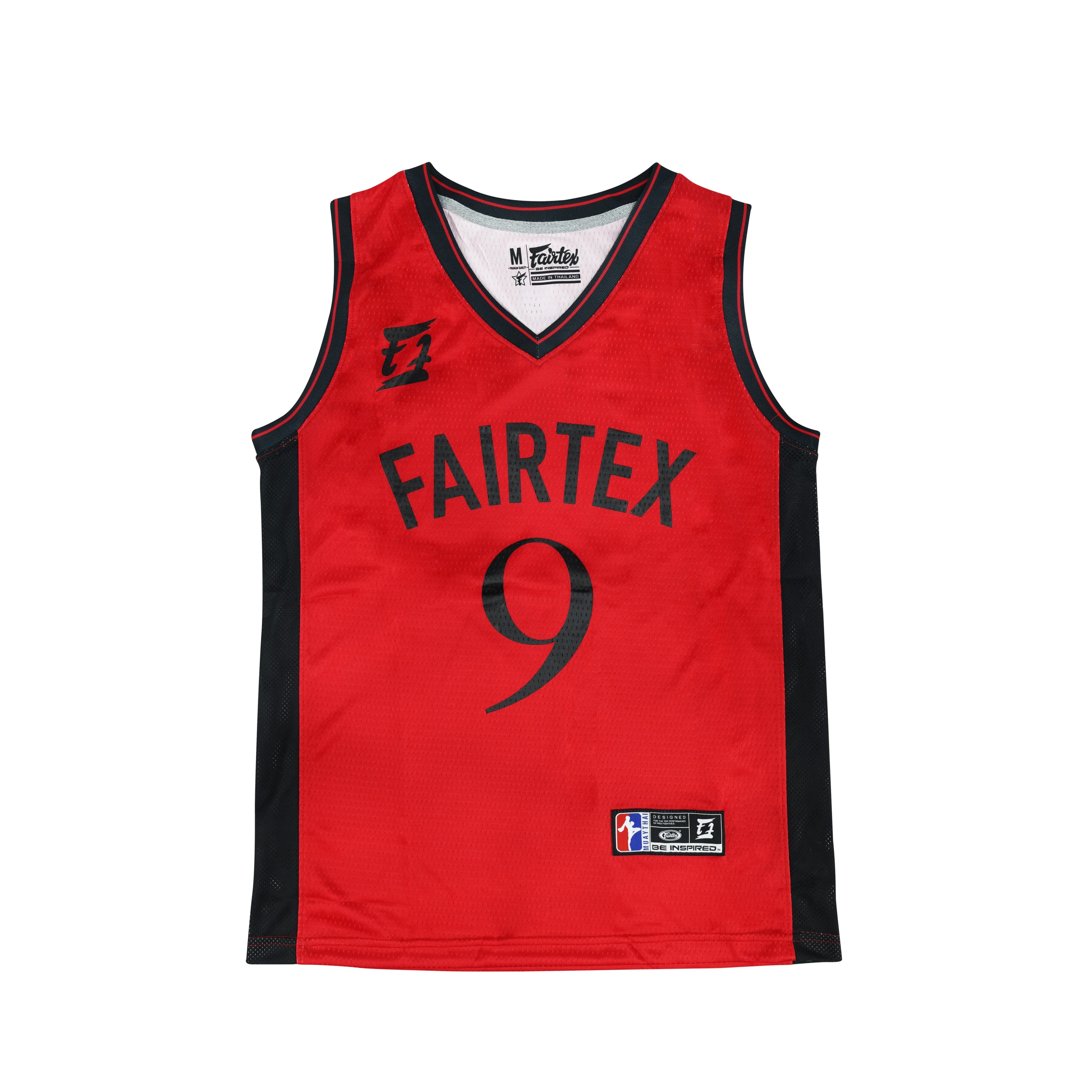 Fairtex Basketball Jersey - JS33 - Red - Red - L