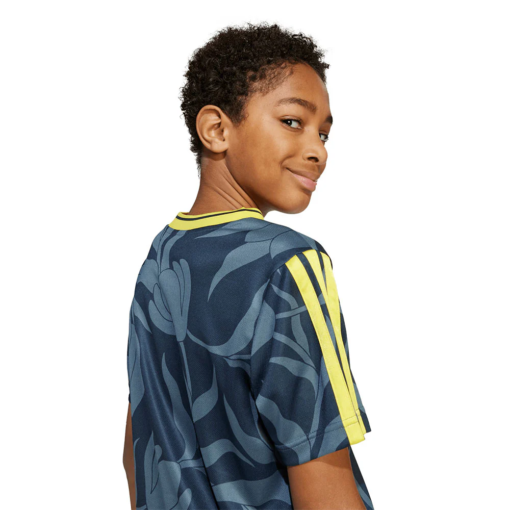 ADIDAS House of Tiro Allover-Print Kids Football Jersey - Blue - 140 CM