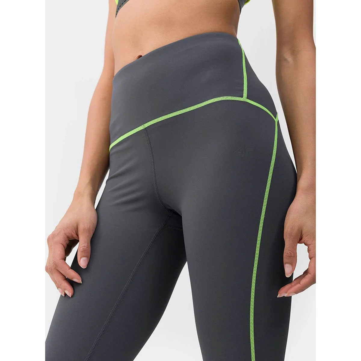 4F 7/8 Women's Running Leggings - Grey - L