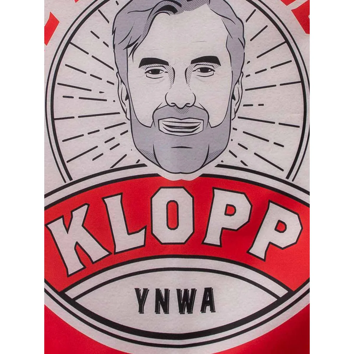 LFC Jurgen Klopp Flag - Red - ONE SIZE