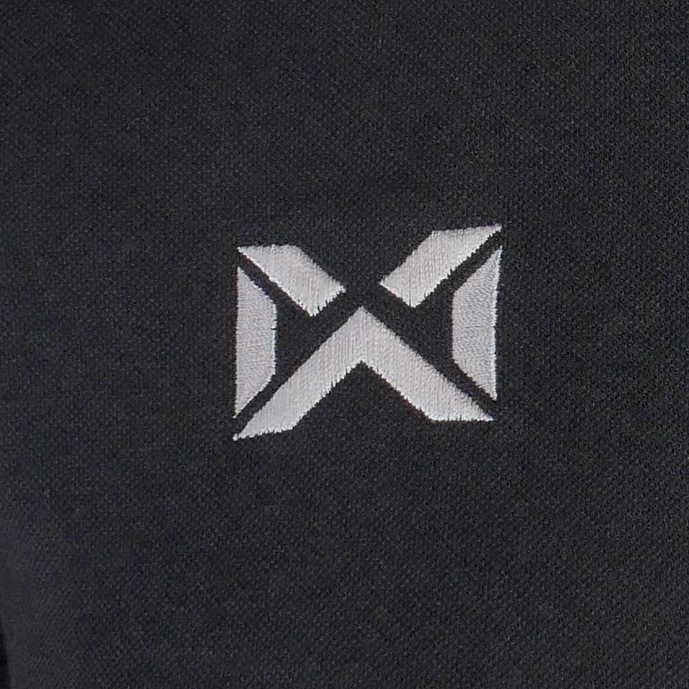 WARRIX Velz Unisex Polo Shirt - Black - 2L (US SIZE)