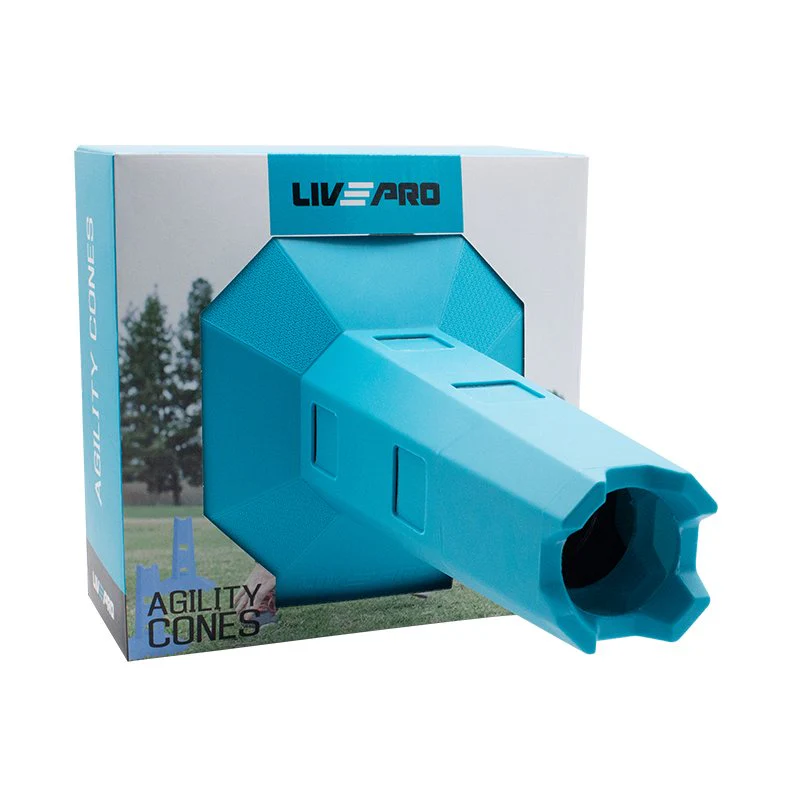 FBT LIVEPRO กรวย กรวยฝึกความคล่องตัว Agility Cones LP8618 ชุด 4 อัน 32403 Blue-Black - Multi color - One Size