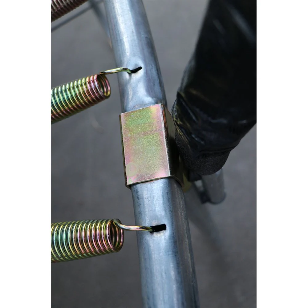 Smartplayonly แทรมโพลีนที่กระโดด ซุปเปอร์พรีเมียม ขนาด 8 ฟุต แถมฟรีแป้นบาส สีเขียว - Green - One Size