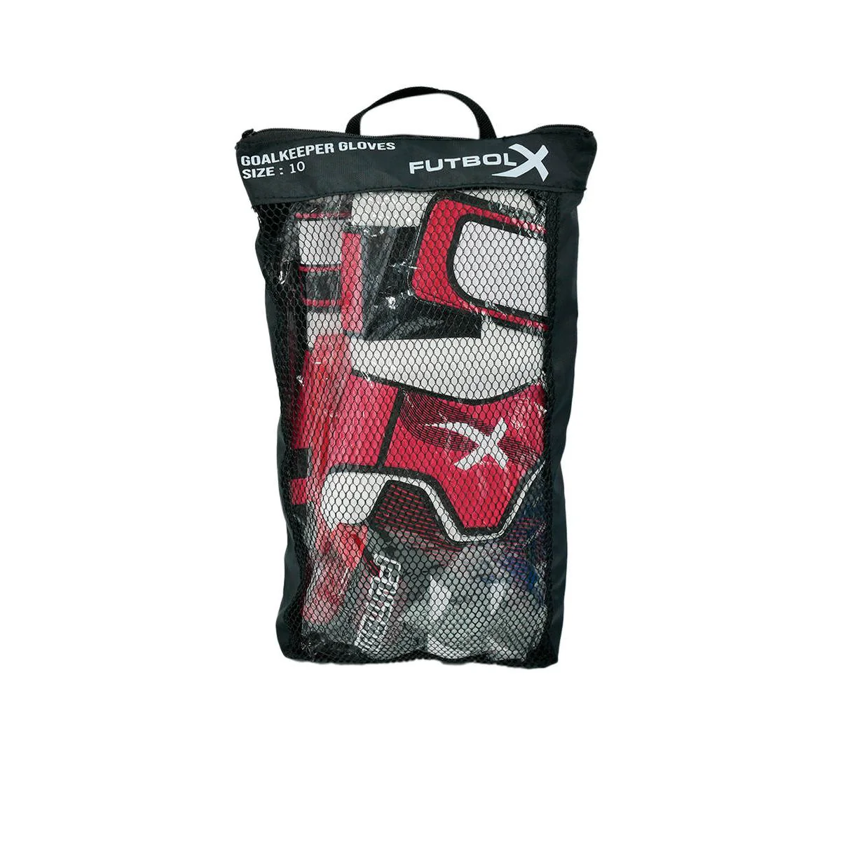 FUTBOLX Supersave 01 Unisex Goalkeeper Gloves - Red - GLOVES 10