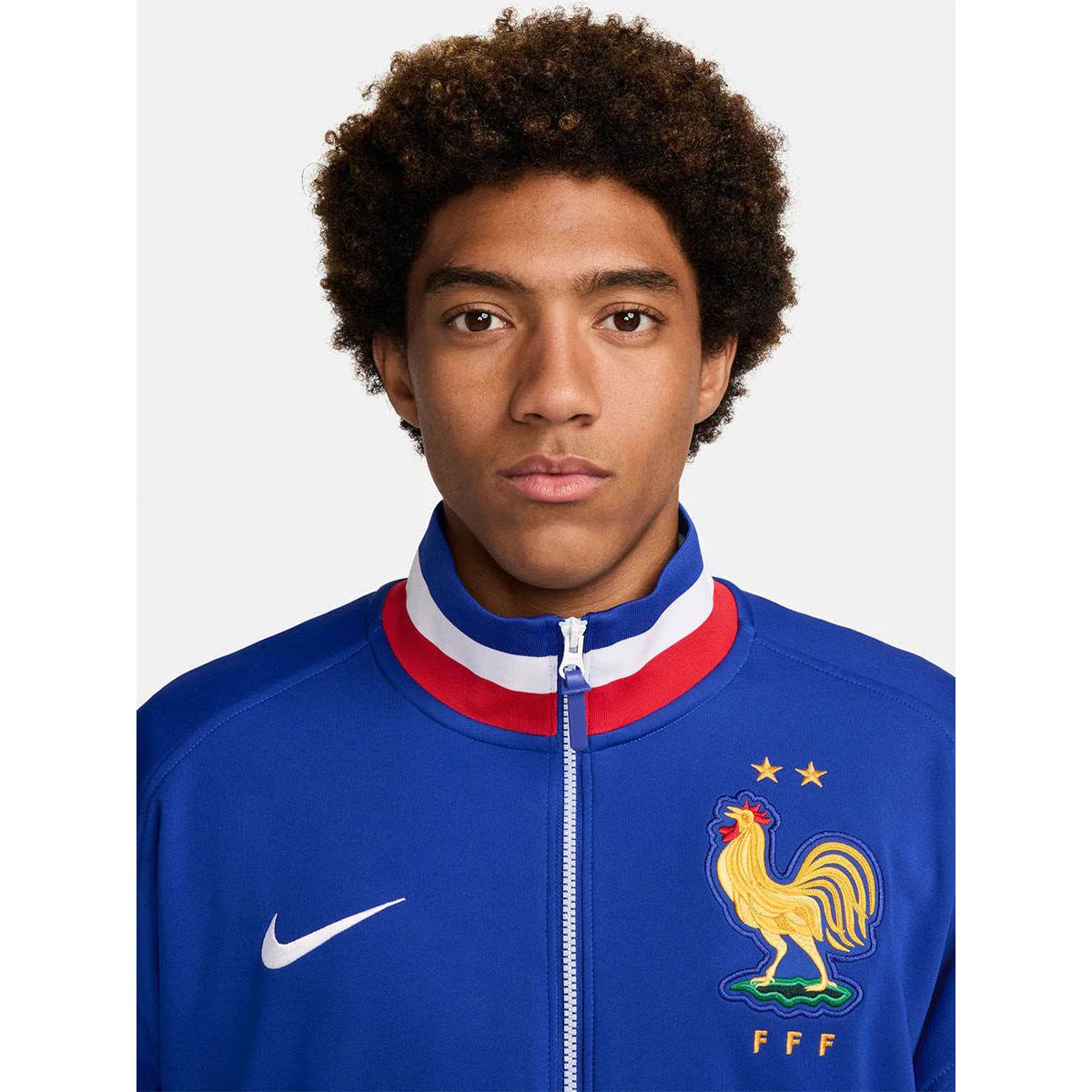NIKE FFF (France) Academy Pro Home Men's Football Jacket - Blue - 2XL (US SIZE)