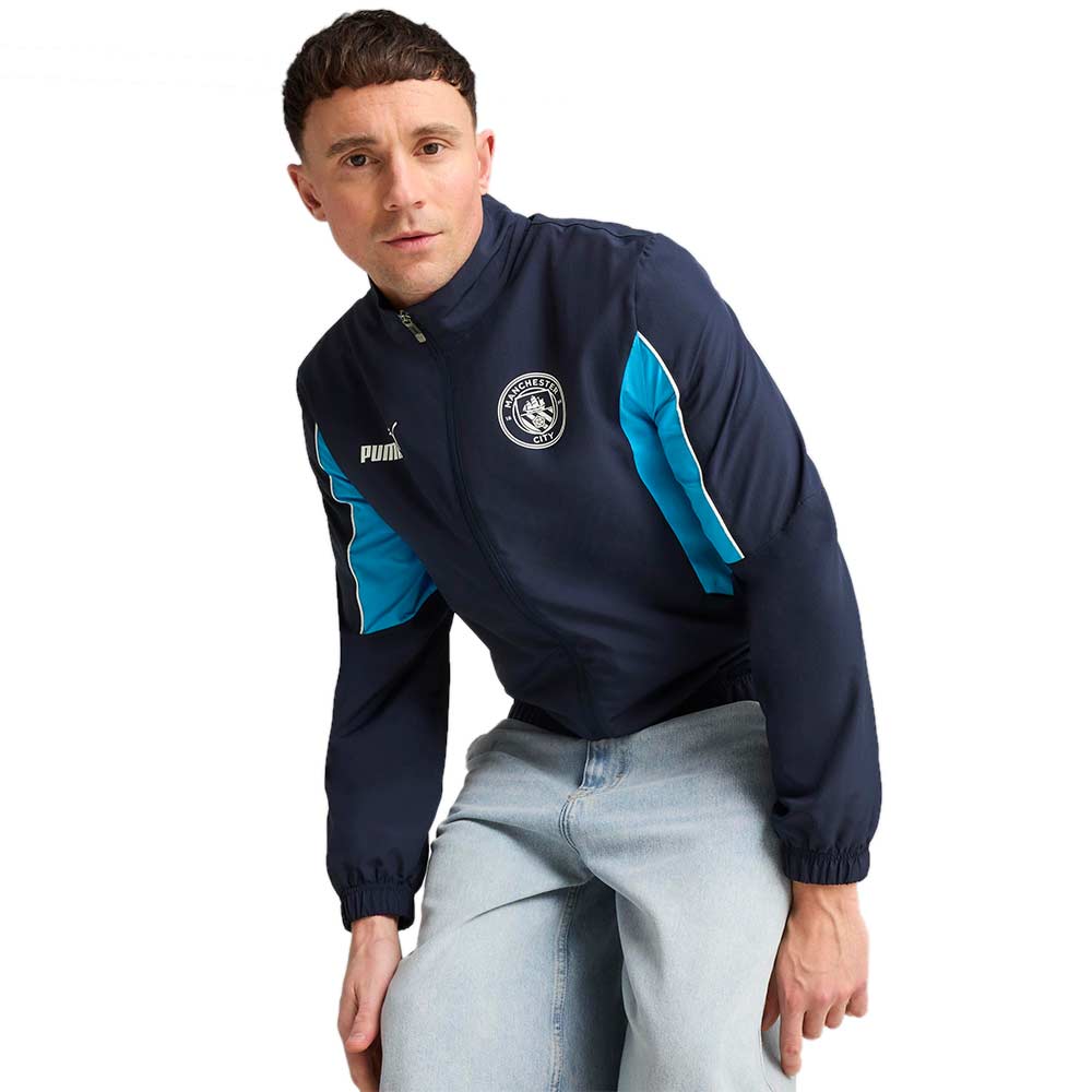 PUMA Manchester City ftblARCHIVE Men's Football Jacket - Blue - 2XL (UK SIZE)
