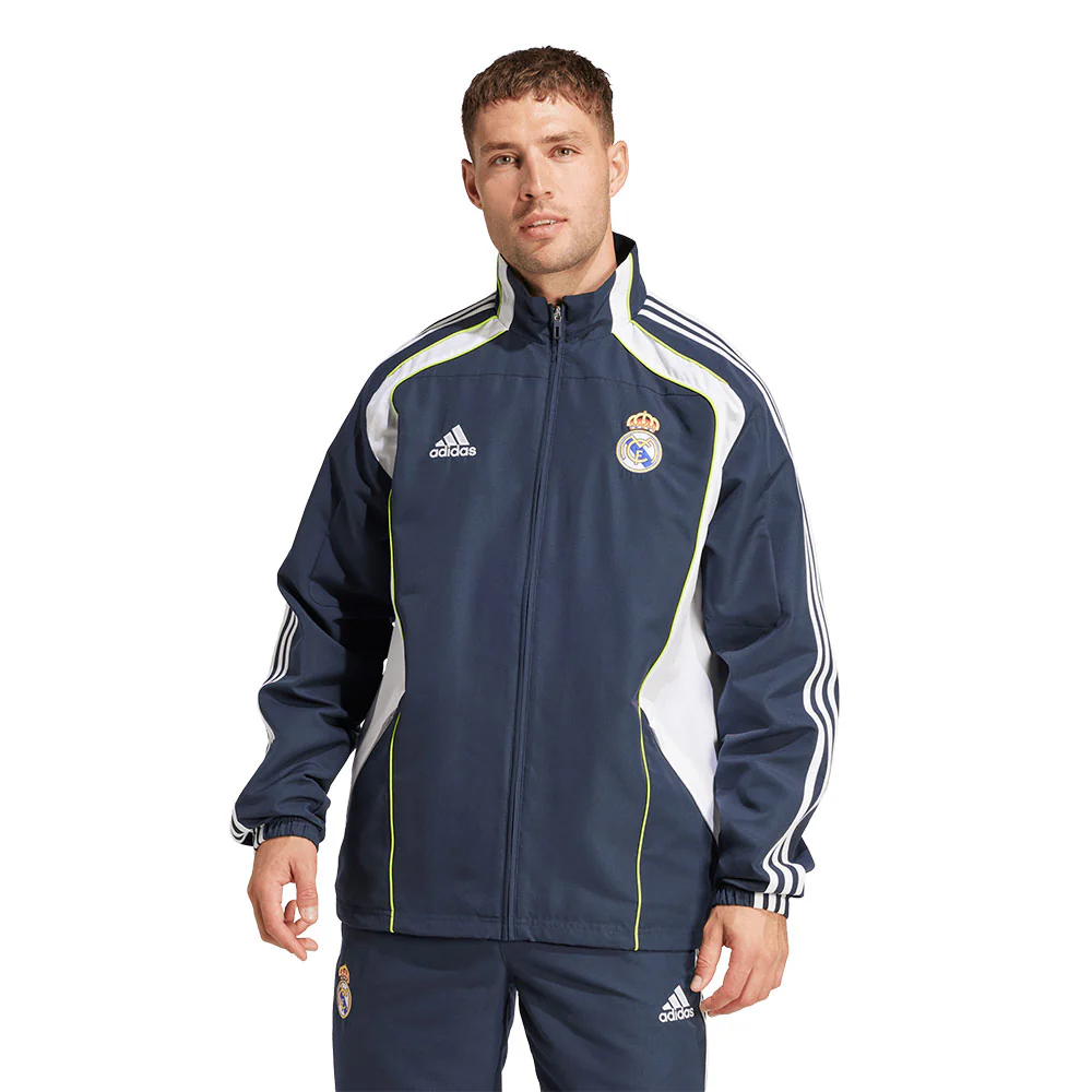 ADIDAS Real Madrid UBP Track Men's Football Jacket - Blue - 2XL (UK SIZE)
