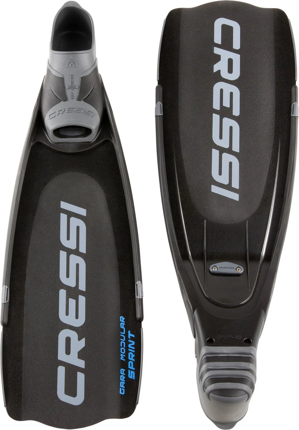 CRESSI Gara Modular Sprint Fins Black - Black - 36