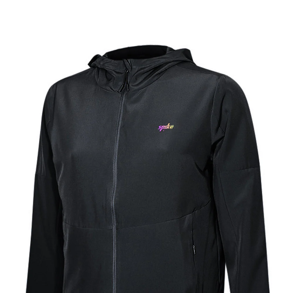 SPIKE Black Women's Running Jacket - Black - L