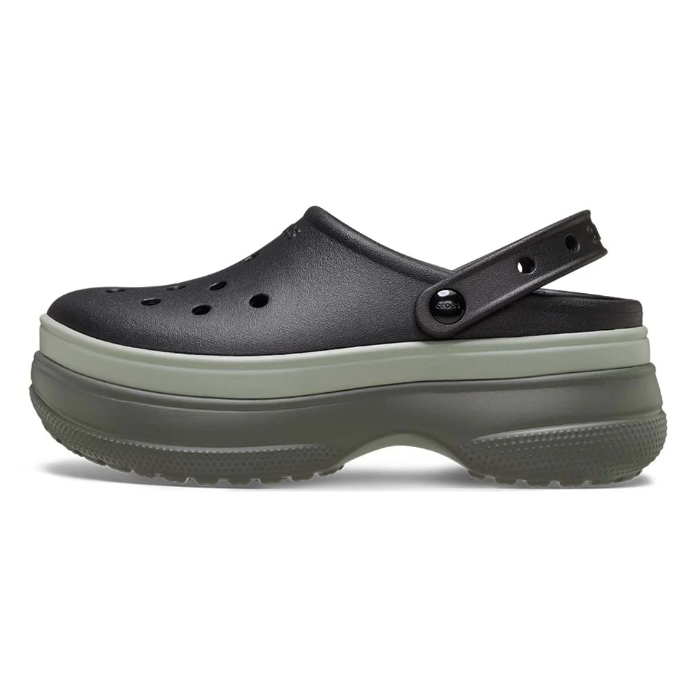 CROCS Classic Stacked Clog Unisex Lifestyle Shoes - Black - M3/W5