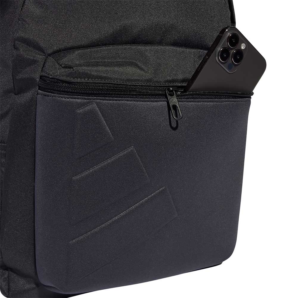 ADIDAS Essentials Embossed Logo Unisex Backpack - Black - ONE SIZE