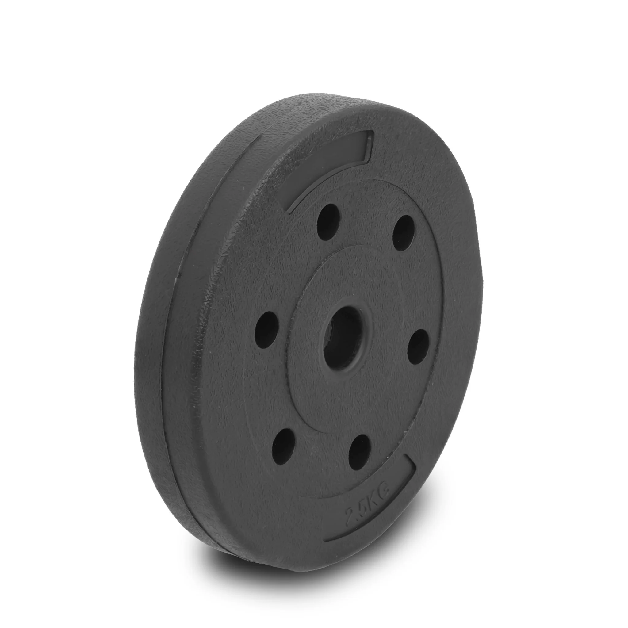 ชุดบาร์เบล แกนตรง STRAIGHT ปรับน้ำหนัก 25กิโล (แผ่น 20 กิโล + บาร์ 5 กิโล) - Black - ONE SIZE