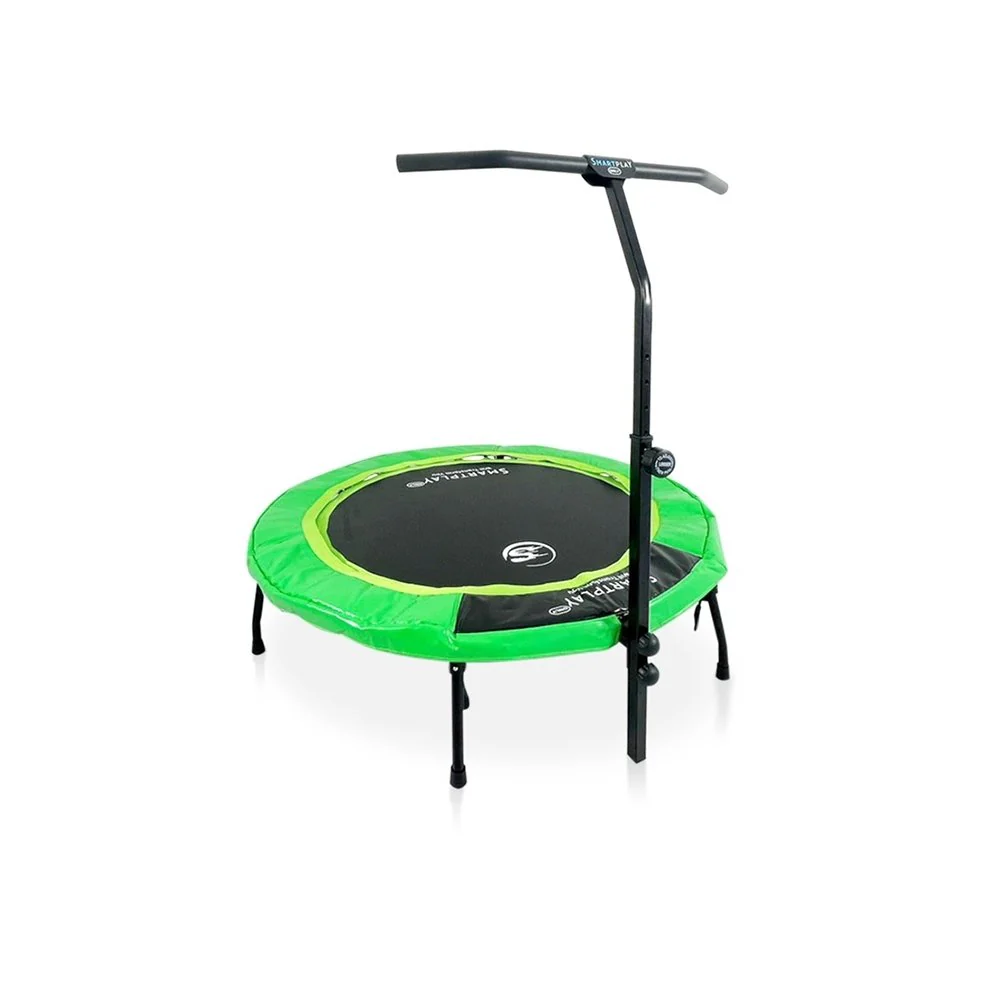 Smartplayonly แทรมโพลีนที่กระโดด รุ่นซุปเปอร์เบาซ์โปร พับเก็บขาได้ ขนาด 55 นิ้ว สีเขียว - Green - One Size