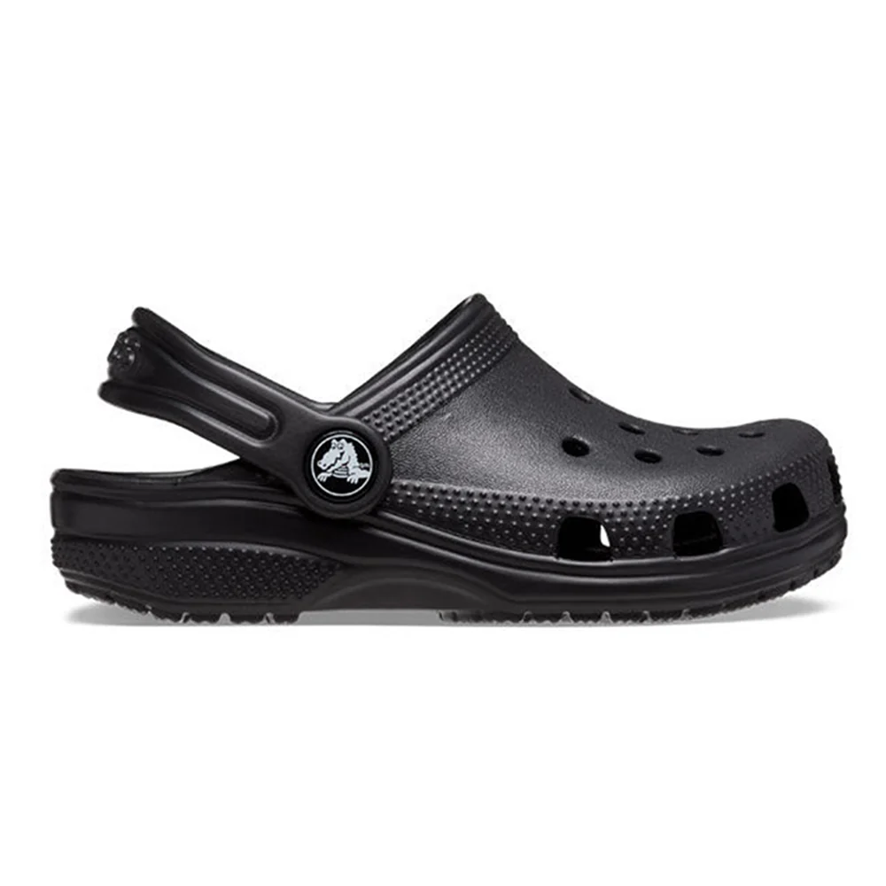 CROCS Classic Clog Kids Lifestyle Shoes - Black - US C10