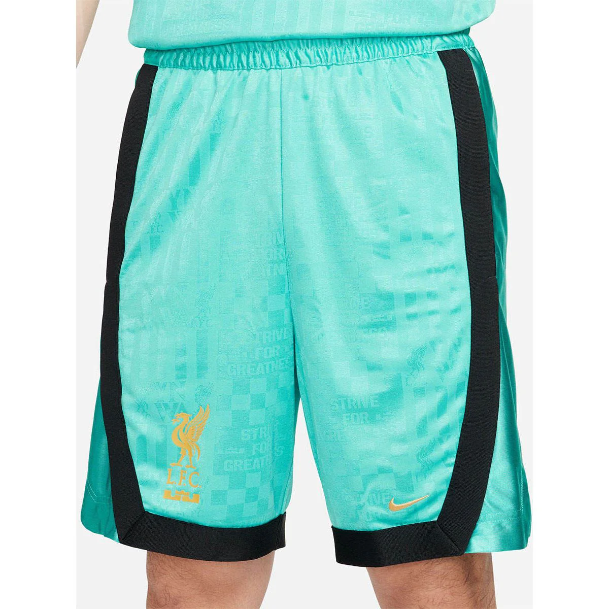 NIKE LeBron x Liverpool FC Men's Basketball Shorts - Blue - 2XL (US SIZE)