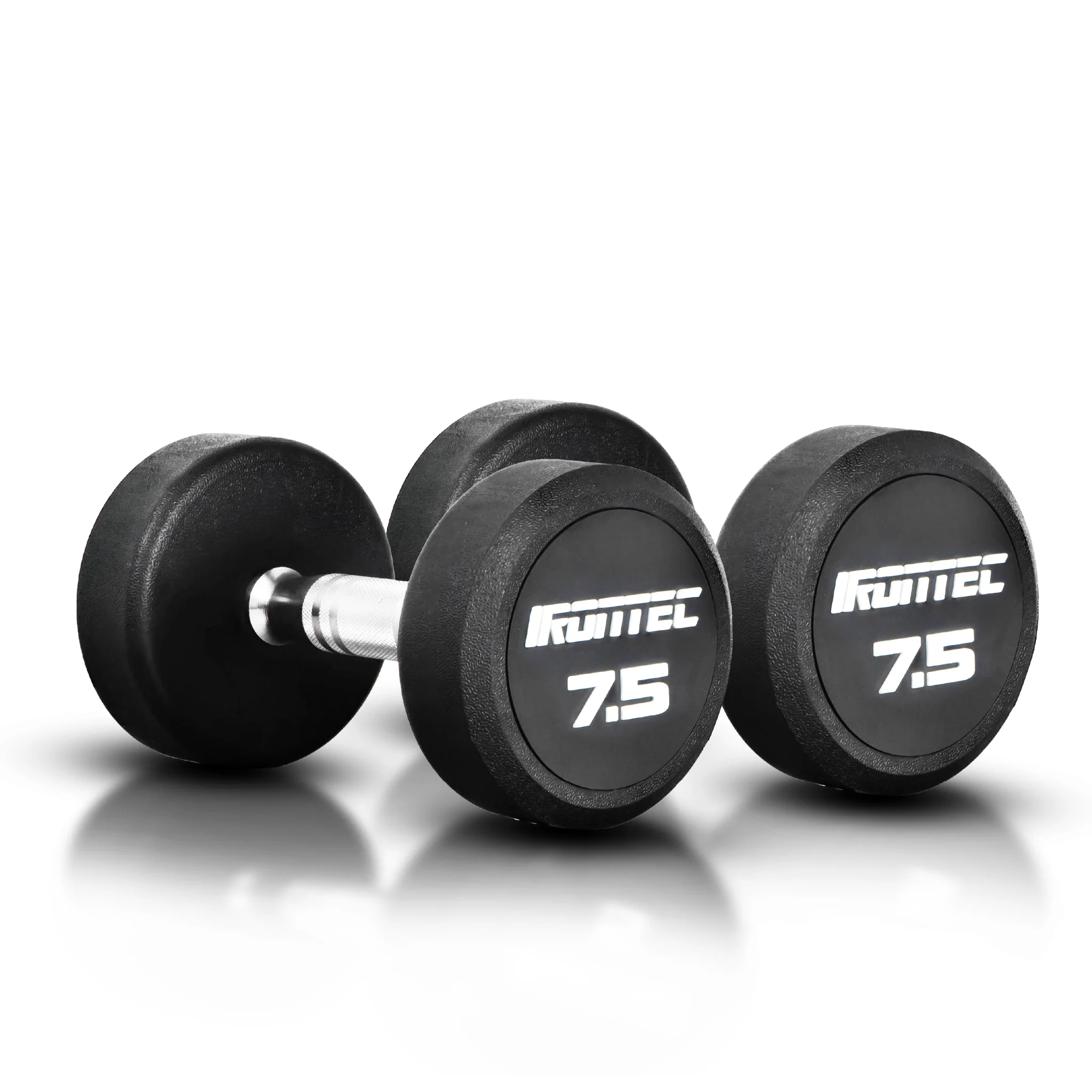 ดัมเบลกลม หุ้มยาง IRONTEC ขนาด 2.5-20KG x 2 ชิ้น - Multi color - 10 KG