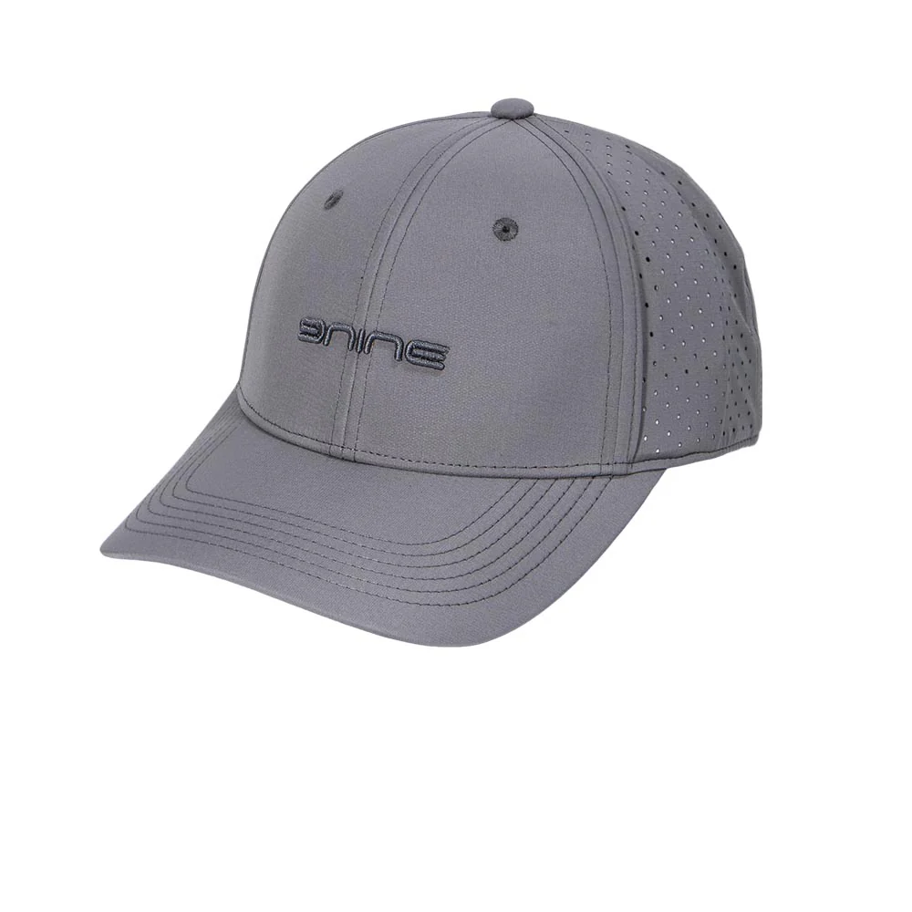 9NINE O1 Grey Unisex Golf Cap - Grey - ONE SIZE