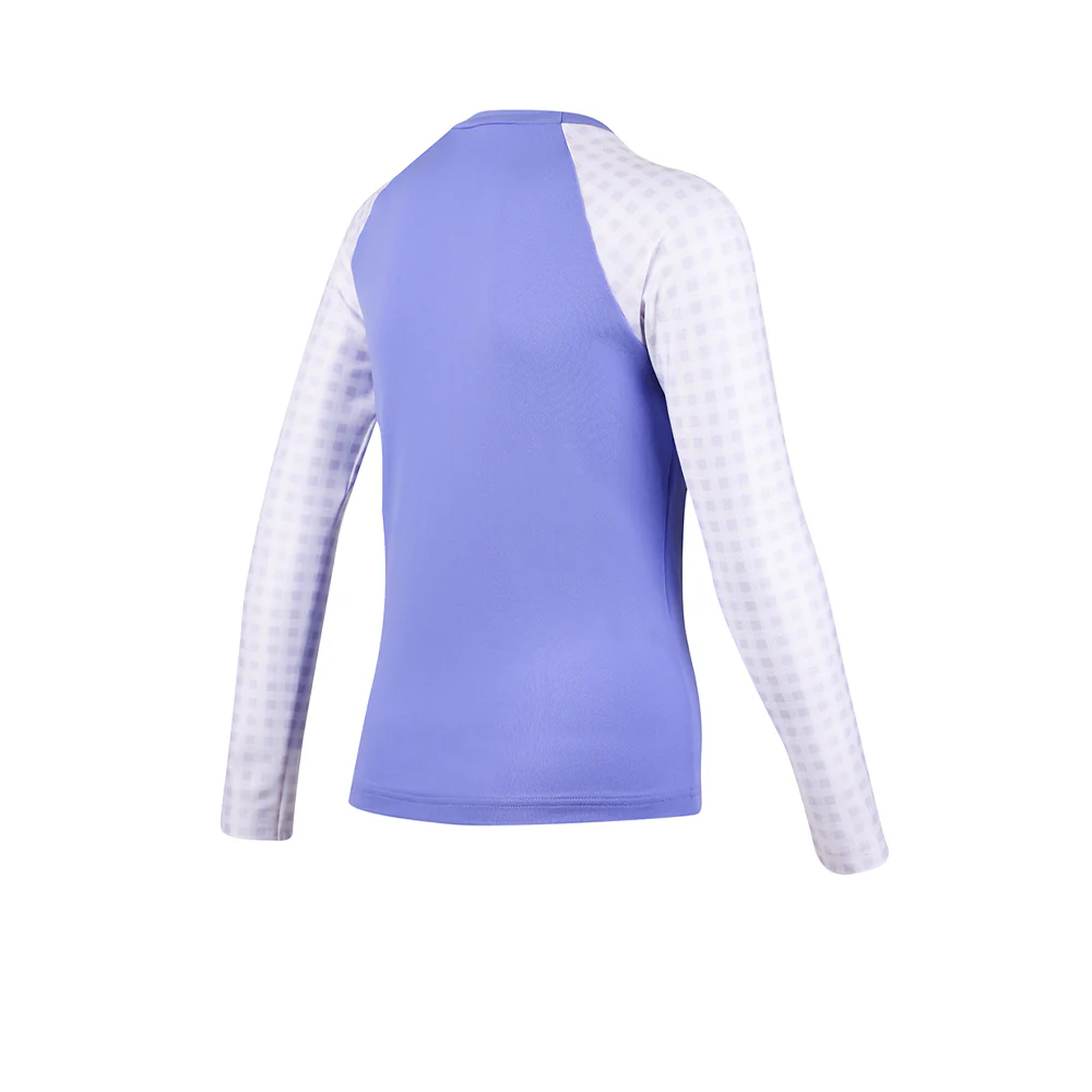 SPEEDO Splash & Learn 2.0 Long Sleeve Girls Rashguard - Purple - 11-12 YEARS