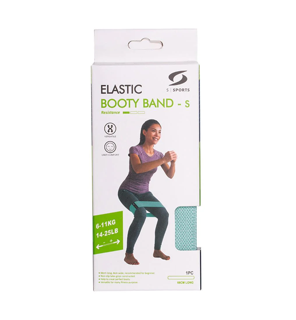 S SPORTS Elastic Booty Band - Green - S