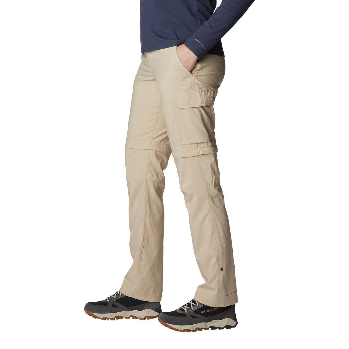 COLUMBIA Silver Ridge™ Utility Convertible Women's Hiking Pants - Beige - L (US SIZE)